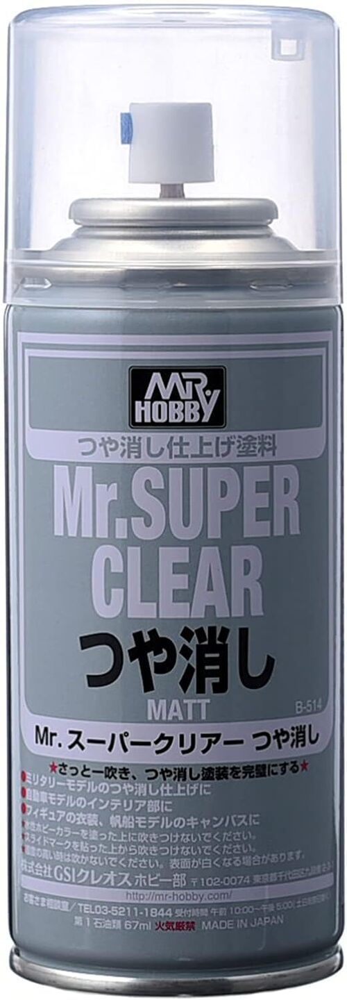 MR SUPER CLEAR MATT BARNIZ MATE GUNZE SANGYO SPRAY
