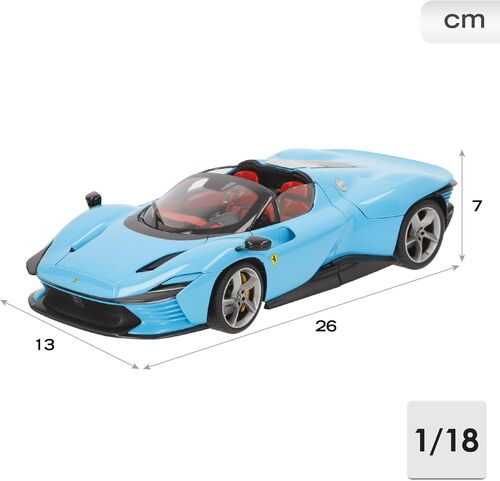 FERRARI DAYTONA AZUL 1/18 BURAGO