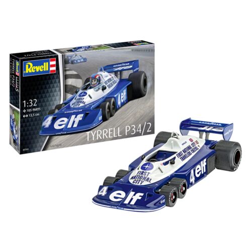 TYRRELL P34/2 1/32 REVELL SIX WHEEL F1