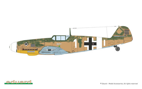 MESSERSCHMITT BF109F AFRIKA DUAL COMBO 1/72 EDUARD LIMITED EDITION