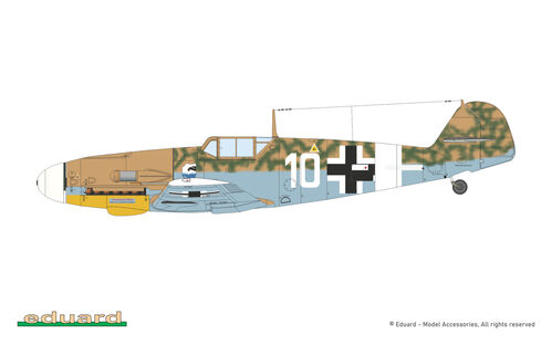 MESSERSCHMITT BF109F AFRIKA DUAL COMBO 1/72 EDUARD LIMITED EDITION