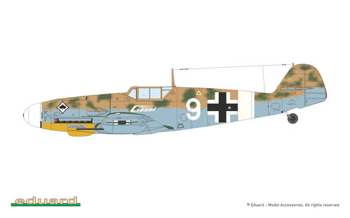 MESSERSCHMITT BF109F AFRIKA DUAL COMBO 1/72 EDUARD LIMITED EDITION