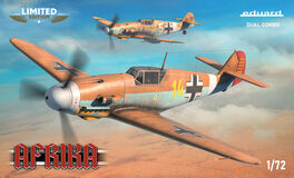MESSERSCHMITT BF109F AFRIKA DUAL COMBO 1/72 EDUARD LIMITED EDITION