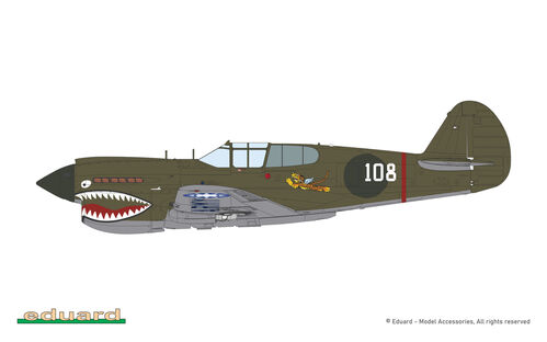 P-40E WARHAWK 1/48 EDUARD PROFIPACK