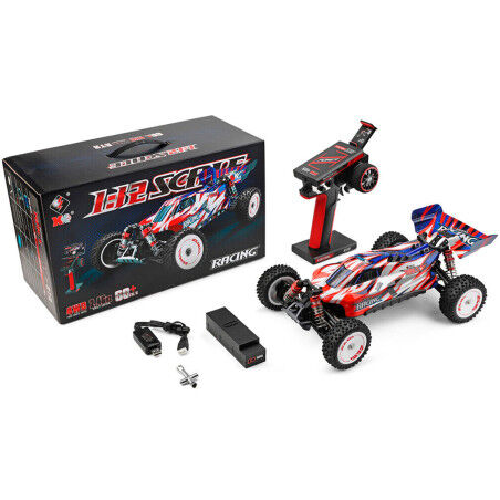BUGGY 4X4 1/12 RTR BRUSHLESS 3S WLTOYS AZUL/ROJO