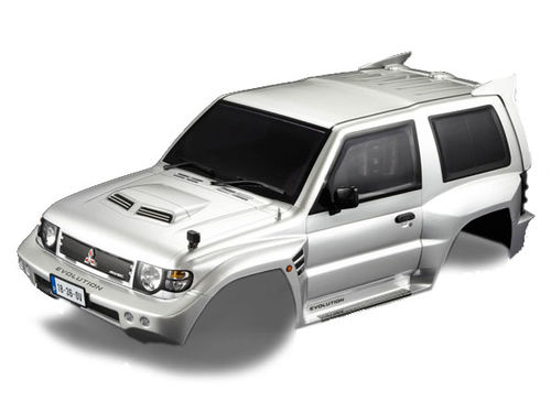 CARROCERIA MITSUBISHI PAJERO EVO 1998 PLATEADA 1/10 KILLER BODY