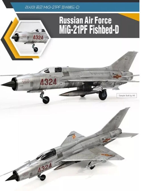 MIG-21PF FISHBED-D 1/48 ACADEMY RUSIA