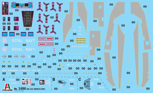AGUSTA WESTLAND AW101 MERLIN HM.1 1/72 ITALERI
