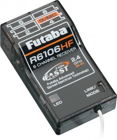 RECEPTOR R-6106HF FASST 6CH 2.4GHZ FUTABA AIR