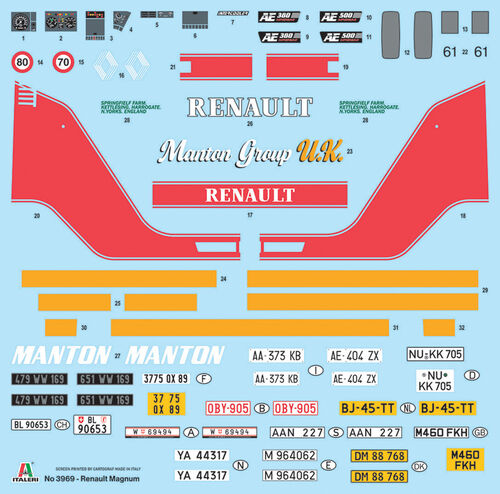 RENAULT AE500 MAGNUM 1/24 ITALERI