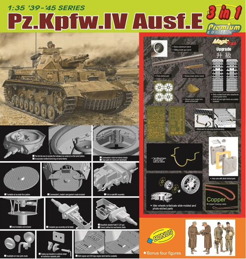 PANZER IV AUSF.E 1/35 PREMIUM EDITION DRAGON