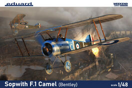 SOPWITH CAMEL F.1 1/48 EDUARD WEEKEND EDITION BENTLEY MOTOR