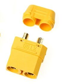 CONECTOR XT90 HEMBRA CON TAPA