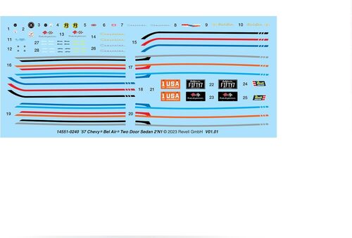 CHEVY BEL AIR 1957 1/24 REVELL