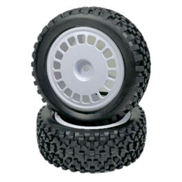 RUEDAS BUGGY MINI BLOCK BLANCAS 1/10 ABSIMA 2UDS