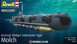 SUBMARINO MOLCH 1/72 REVELL 2GM