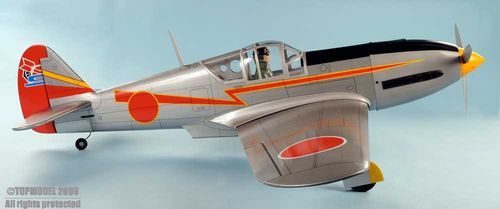 KAWASAKI KI-61 HIEN 60 1,58m ARF VQ MODELS CON DEFECTOS