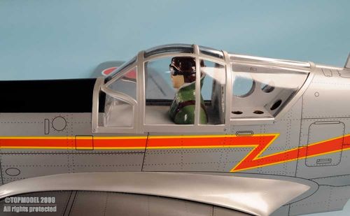 KAWASAKI KI-61 HIEN 60 1,58m ARF VQ MODELS CON DEFECTOS