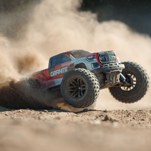 GRANITE 1/10 BRUSHLESS RTR ROJO V4 ARRMA