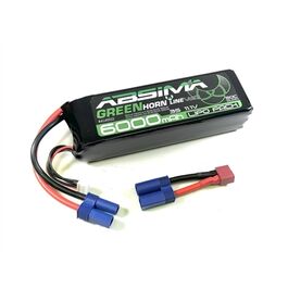 LIPO 3S 6000MAH 50C 11.1V ABSIMA GREENHORN V2 EC5 DEAN