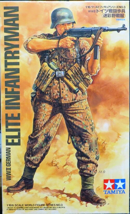 INFANTE ALEMAN 2GM 1/16 TAMIYA MP40