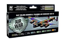 RAF BOMBER - TRAINING COMMAND SET COLORES MODELAIR VALLEJO 1939-1945