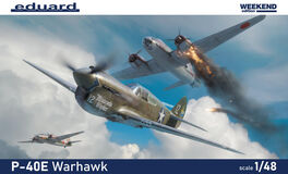 CURTISS P-40E WARHAWK 1/48 EDUARD WEEKEND EDITION