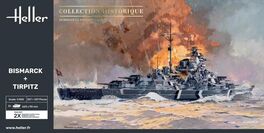 BISMARCK + TIRPITZ HELLER 1/400 SET DOBLE