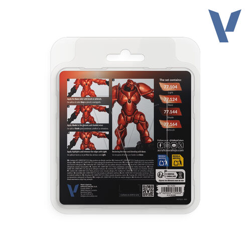 COBRE ANTIGUO TRUE METALLIC SET VALLEJO