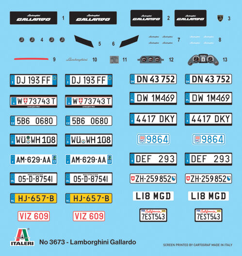 LAMBORGHINI GALLARDO 1/24 ITALERI