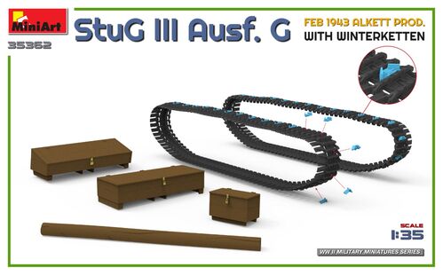 STUG III AUSF. G CON CADENAS DE NIEVE 1/35 MINIART SPECIAL EDITION