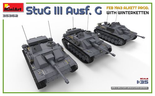 STUG III AUSF. G CON CADENAS DE NIEVE 1/35 MINIART SPECIAL EDITION