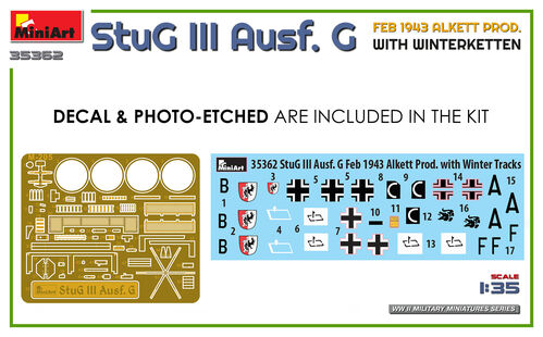 STUG III AUSF. G CON CADENAS DE NIEVE 1/35 MINIART SPECIAL EDITION