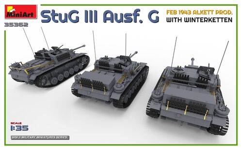 STUG III AUSF. G CON CADENAS DE NIEVE 1/35 MINIART SPECIAL EDITION