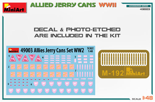 JERRY CANS ALIADOS WWII 1/48 MINIART