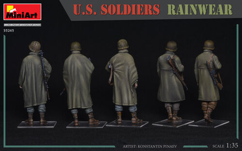 SOLDADOS AMERICANOS LLUVIA WWII 1/35 MINIART