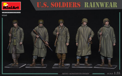 SOLDADOS AMERICANOS LLUVIA WWII 1/35 MINIART