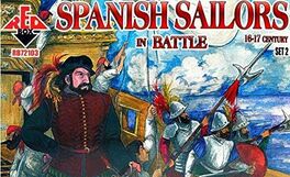 MARINEROS ESPAÑOLES SXVI-XVII EN BATALLA RED BOX