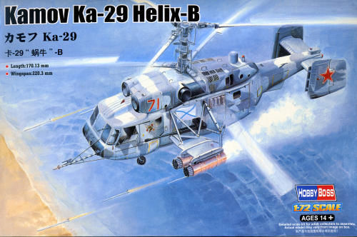 KAMOV KA-29 HELIX-B 1/72 HOBBYBOSS