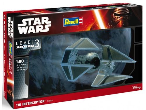 INTERCEPTOR TIE 1/90 MAQUETA STAR WARS REVELL