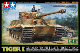 TANQUE TIGER I LATE PRODUCTION 1/48 TAMIYA