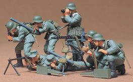 AMETRALLADORA Y DOTACION ALEMANIA WWII 1/35 TAMIYA