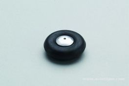 YUNB RC Plano de la Rueda la Rueda 55 mm de Espuma de plástico del Eje Negro Dia de los Aviones de RC Modelo de Juguete 4PCS