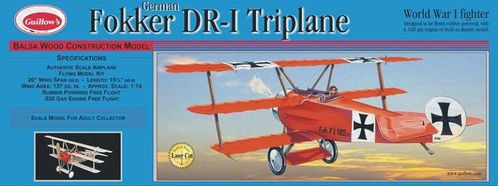 FOKKER DR-1 TRIPLANO GUILLOWS