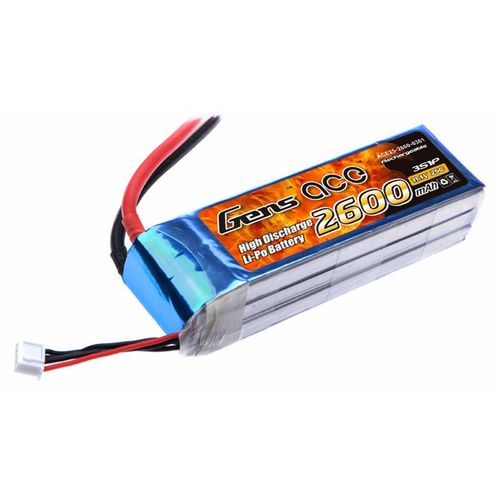 GENSACE 2600mAh 11,1V 25C 3S LIPO