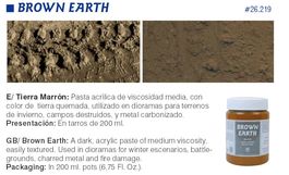TEXTURA TIERRA MARRON 200ML VALLEJO