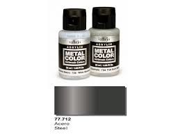 METAL COLOR ACERO 32ML VALLEJO