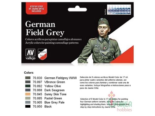 COLOR SET UNIFORME GRIS ALEMAN VALLEJO