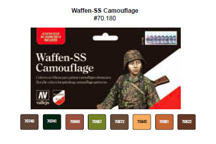 COLOR SET CAMO WAFFEN SS VALLEJO