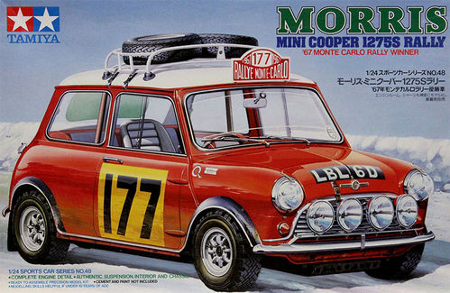 MINICOOPER 1275S RALLY MONTECARLO 67 1/24 TAMIYA